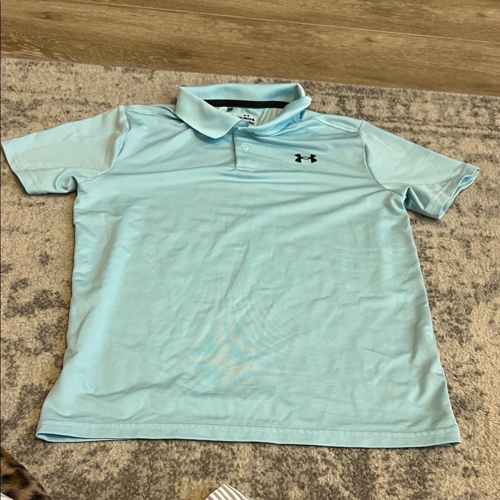 Under Armour Sky Blue Polo Shirt